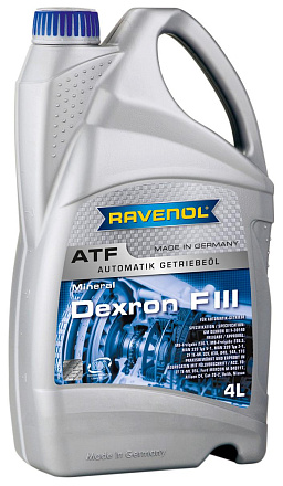 Трансмиссионное масло RAVENOL ATF Dexron F III new фото 1 Трансмиссионное масло RAVENOL ATF Dexron F III new preview 1
