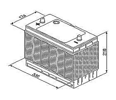 Аккумулятор BOSCH 0092T30340