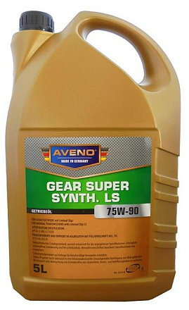 Трансмиссионное масло AVENO Gear Super Synth. LS 75W-90 фото 1 Трансмиссионное масло AVENO Gear Super Synth. LS 75W-90 preview 1