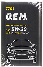 MANNOL 7701 O.E.M. for Chevrolet Opel 5W-30