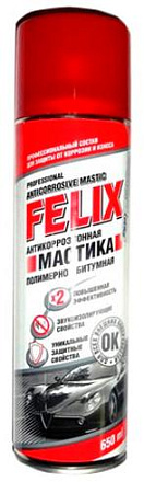 Мастика полимерно-битумная FELIX, аэрозоль preview 1
