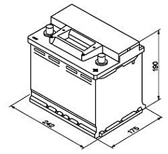 Аккумулятор BOSCH 0092S30050