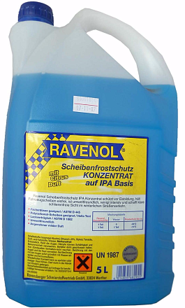 Жидкость стеклоомывателя зимняя RAVENOL Scheibenfrostschutz Konzentrat IPA preview 1