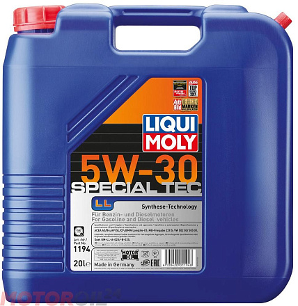 LIQUI MOLY Special Tec LL 5W-30 фото 1 LIQUI MOLY Special Tec LL 5W-30 preview 1