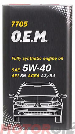 MANNOL 7705 O.E.M. for Renault Nissan 5W-40 фото 1 MANNOL 7705 O.E.M. for Renault Nissan 5W-40 preview 1