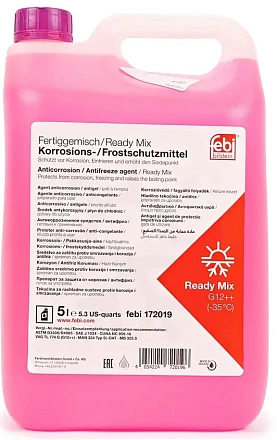 Антифриз готовый фиолетовый FEBI Antifreeze G12++ preview 1