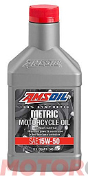 AMSOIL Synthetic Metric Motorcycle Oil 15W-50