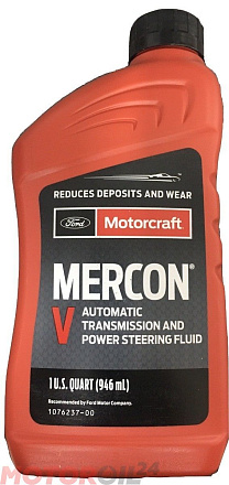 Трансмиссионное масло FORD Motorcraft Mercon V Automatic Transmission and Power Steering Fluid фото 1 Трансмиссионное масло FORD Motorcraft Mercon V Automatic Transmission and Power Steering Fluid preview 1