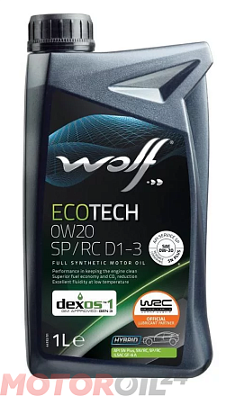WOLF ECOTECH 0W-20 SP/RC D1-3 preview 1