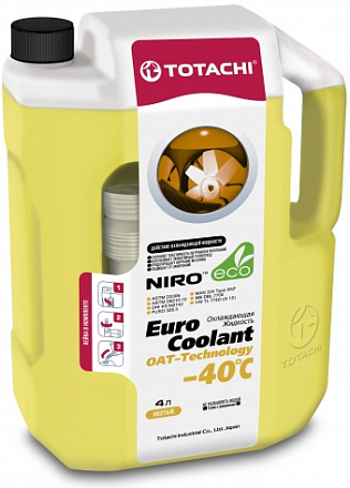 Антифриз TOTACHI NIRO Euro Coolant OAT - Technology -40 preview 2