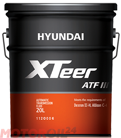 Трансмиссионное масло HYUNDAI XTeer ATF 3 preview 1