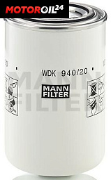 Фильтр топливный MANN WDK940/20