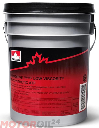 Трансмиссионное масло PETRO-CANADA DuraDrive Low Viscosity MV Synthetic ATF preview 1
