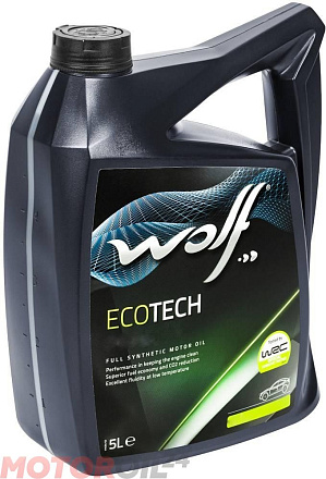 WOLF Ecotech 5W-20 SP/RC G6 FE фото 1 WOLF Ecotech 5W-20 SP/RC G6 FE preview 1