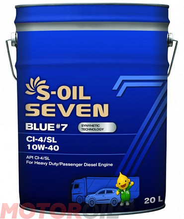 S-OIL SEVEN Blue #9 CI-4/SL E7 10W-40 фото 1 S-OIL SEVEN Blue #9 CI-4/SL E7 10W-40 preview 1