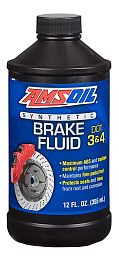 Тормозная жидкость AMSOIL DOT 3 and DOT 4 Synthetic Brake Fluid 