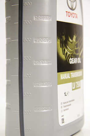 Трансмиссионное масло TOYOTA MT Gear Oil LV 75W  фото 5 Трансмиссионное масло TOYOTA MT Gear Oil LV 75W  preview 5