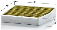 Салонный фильтр MANN FP26007
