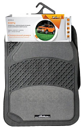 Ковры AIRLINE полимерные с ковролиновыми вставками в салон автомобиля универсальные