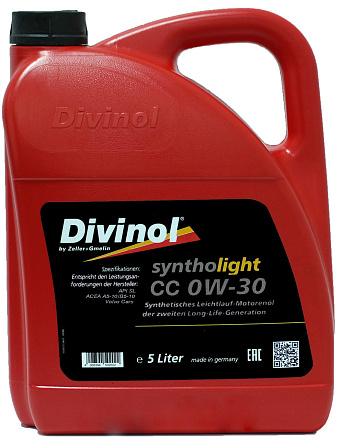 DIVINOL Syntholight CC 0W-30 фото 1 DIVINOL Syntholight CC 0W-30 preview 1