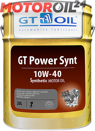 GT-OIL GT Power Synt 10W-40 фото 2 GT-OIL GT Power Synt 10W-40 preview 2