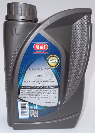 Трансмиссионное масло UNIL Gerion Drive 75W-90 фото 1 Трансмиссионное масло UNIL Gerion Drive 75W-90 preview 1
