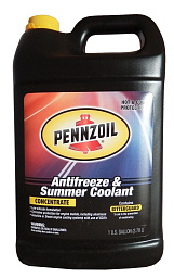 Антифриз концентрат желтый PENNZOIL Antifreeze & Summer Coolant