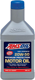 AMSOIL Synthetic Premium Protection Motor Oil 20W-50