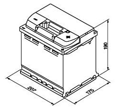 Аккумулятор BOSCH 0092S50020