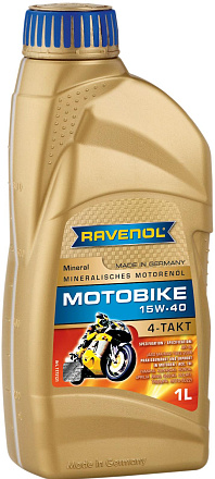 RAVENOL Motobike 4-T Mineral 15W-40 фото 1 RAVENOL Motobike 4-T Mineral 15W-40 preview 1