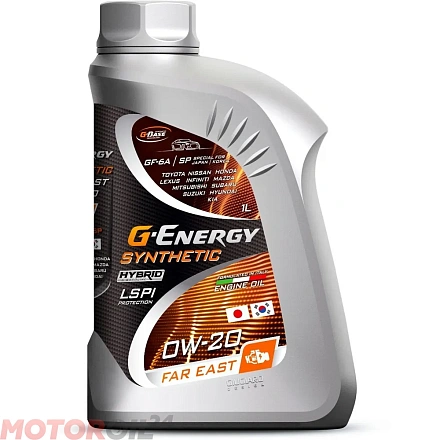 G-ENERGY Synthetic Far East 0W-20 preview 1