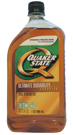 QUAKER STATE Ultimate Durability European 5W-40 preview 1