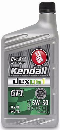 KENDALL GT-1 Dexos1 Motor Oil 5W-30 фото 1 KENDALL GT-1 Dexos1 Motor Oil 5W-30 preview 1