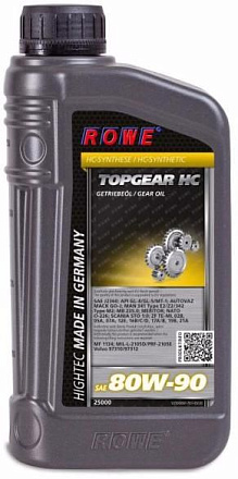 Трансмиссионное масло ROWE Hightec Topgear HC 80W-90 фото 1 Трансмиссионное масло ROWE Hightec Topgear HC 80W-90 preview 1