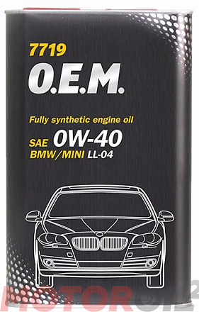 MANNOL 7719 O.E.M. for BMW Mini  0W-40 фото 1 MANNOL 7719 O.E.M. for BMW Mini  0W-40 preview 1