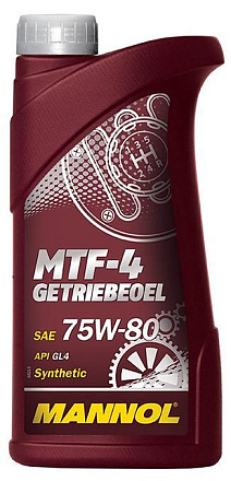 Трансмиссионное масло MANNOL MTF-4 Getriebeoel 75W-80 фото 1 Трансмиссионное масло MANNOL MTF-4 Getriebeoel 75W-80 preview 1