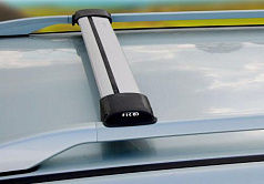 Багажник на рейлинги FICOPRO R-46 S (серебристый)