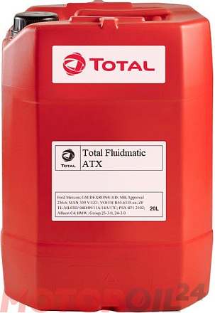 Трансмиссионное масло TOTAL Fluidematic ATX фото 1 Трансмиссионное масло TOTAL Fluidematic ATX preview 1