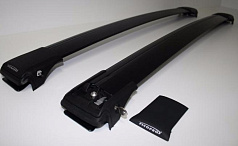 Багажник на рейлинги FICOPRO R-44 B (черный)