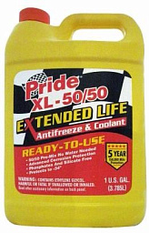 Антифриз готовый оранжевый PRIDE XL-50 Antifreeze & Coolant 50/50 Premix