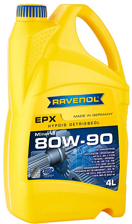 Трансмиссионное масло RAVENOL Getriebeoel EPX 80W-90 GL-5 фото 1 Трансмиссионное масло RAVENOL Getriebeoel EPX 80W-90 GL-5 preview 1