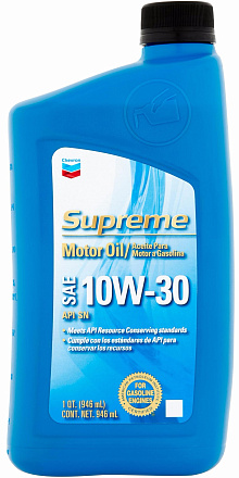 CHEVRON Supreme Synthetic Blend Motor Oil 10W-30 preview 1