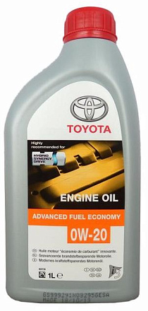 TOYOTA Motor Oil 0W-20 EU Advanced Fuel Economy preview 1