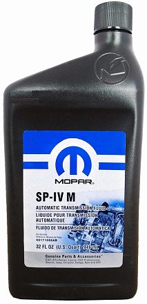 Трансмиссионное масло MOPAR SP-IV M ATF фото 1 Трансмиссионное масло MOPAR SP-IV M ATF preview 1
