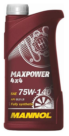 Трансмиссионное масло MANNOL 4х4 Maxpower 75W-140 фото 1 Трансмиссионное масло MANNOL 4х4 Maxpower 75W-140 preview 1