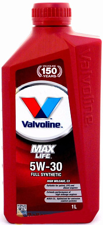 VALVOLINE MaxLife C3 SAE 5W-30 фото 1 VALVOLINE MaxLife C3 SAE 5W-30 preview 1