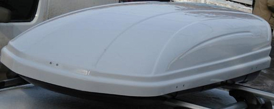 Автомобильный бокс MENABO Mania 400 (165х79х37) 400 L (Белый глянец) preview 3