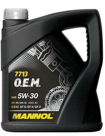 MANNOL 7713 O.E.M. for Hyundai Kia 5W-30 фото 1 MANNOL 7713 O.E.M. for Hyundai Kia 5W-30 preview 1
