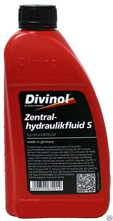 Трансмиссионное масло DIVINOL Zentralhydraulikfluid S фото 1 Трансмиссионное масло DIVINOL Zentralhydraulikfluid S preview 1