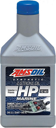 AMSOIL HP Marine Synthetic 2-Stroke Oil preview 1